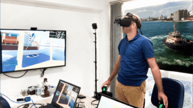 Foto de Svitzer adota simulador portátil de realidade virtual para treinar capitães