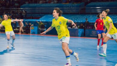 Foto de Copa do Mundo de futsal: Brasil supera Espanha e se garante na final
