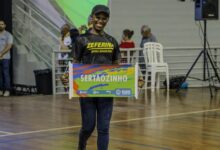 Foto de Campeã da São Silvestre prestigia atletismo nos Jogos Abertos: ‘Competição grandiosa’