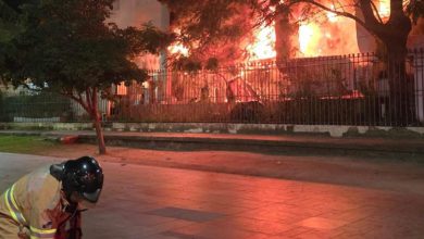 Foto de Princípio de incêndio atinge restaurante em edifício histórico do Rio
